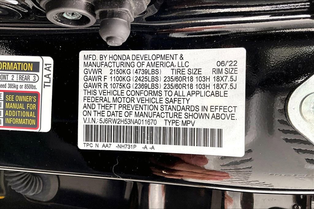 Used 2022 Honda CR-V EX image 16