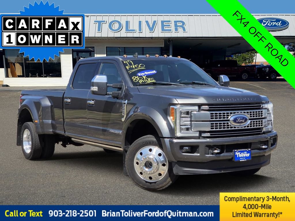 Used 2019 Ford F450 Platinum w/ Platinum Ultimate Package AWD/4WD image 1