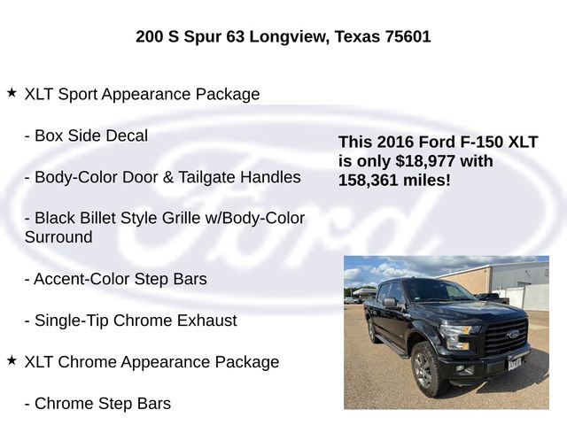 Used 2016 Ford F150 XLT w/ Equipment Group 302A Luxury AWD/4WD image 23