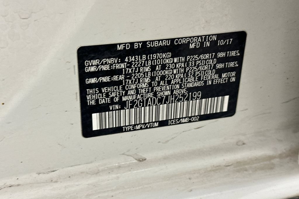 Used 2018 Subaru Crosstrek 2.0i Premium w/ Eyesight System AWD/4WD image 28