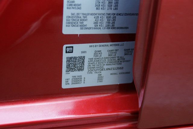 Used 2022 Chevrolet Silverado 1500 LTZ w/ Safety Package II image 40