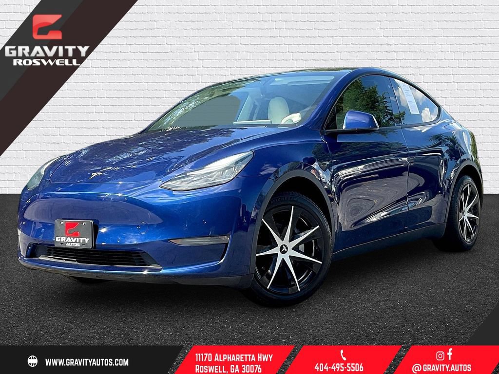 Used 2020 Tesla Model Y Long Range AWD/4WD image 1