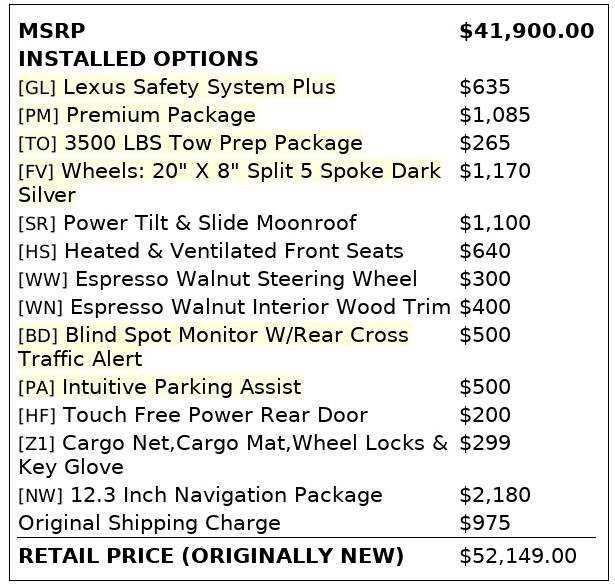 Used 2016 Lexus RX 350 FWD w/ Premium Package image 4