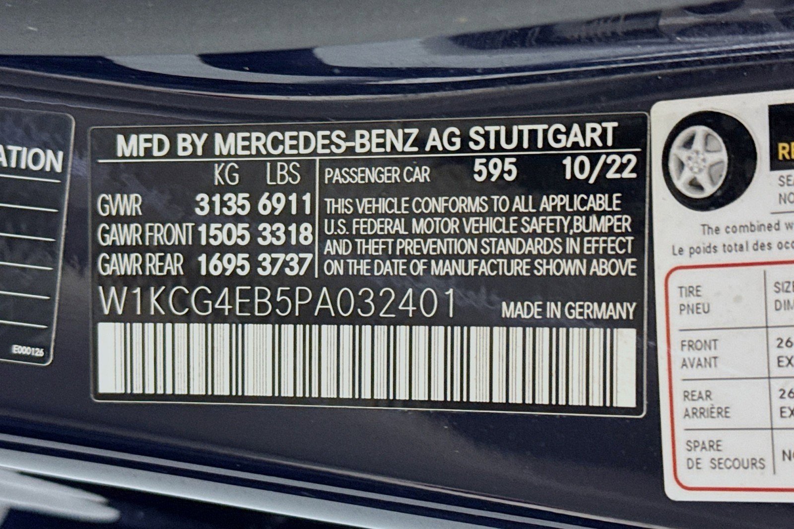 Certified 2023 Mercedes-Benz EQS 580 EQS 580 image 25