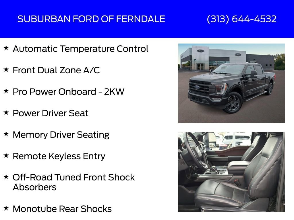 Used 2023 Ford F150 Lariat w/ Equipment Group 502A High image 21