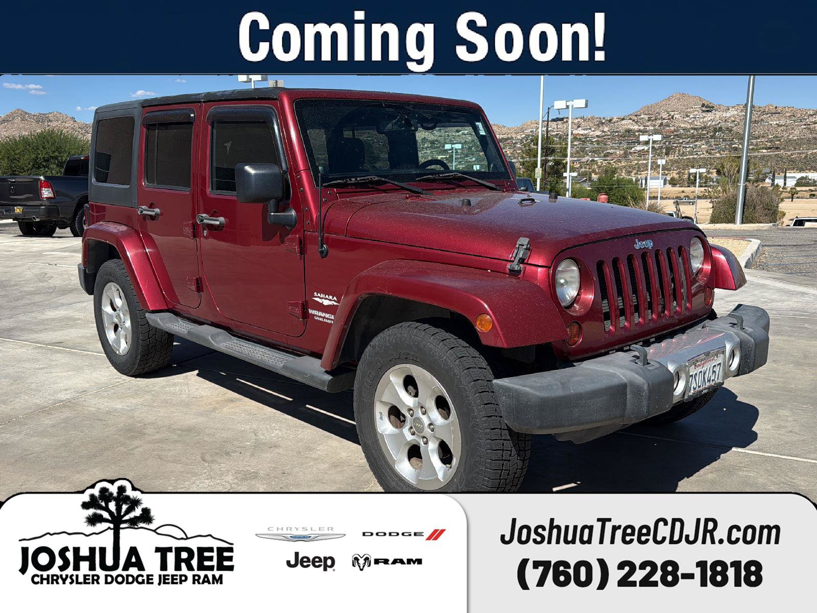 Used 2013 Jeep Wrangler Unlimited Sahara AWD/4WD image 1