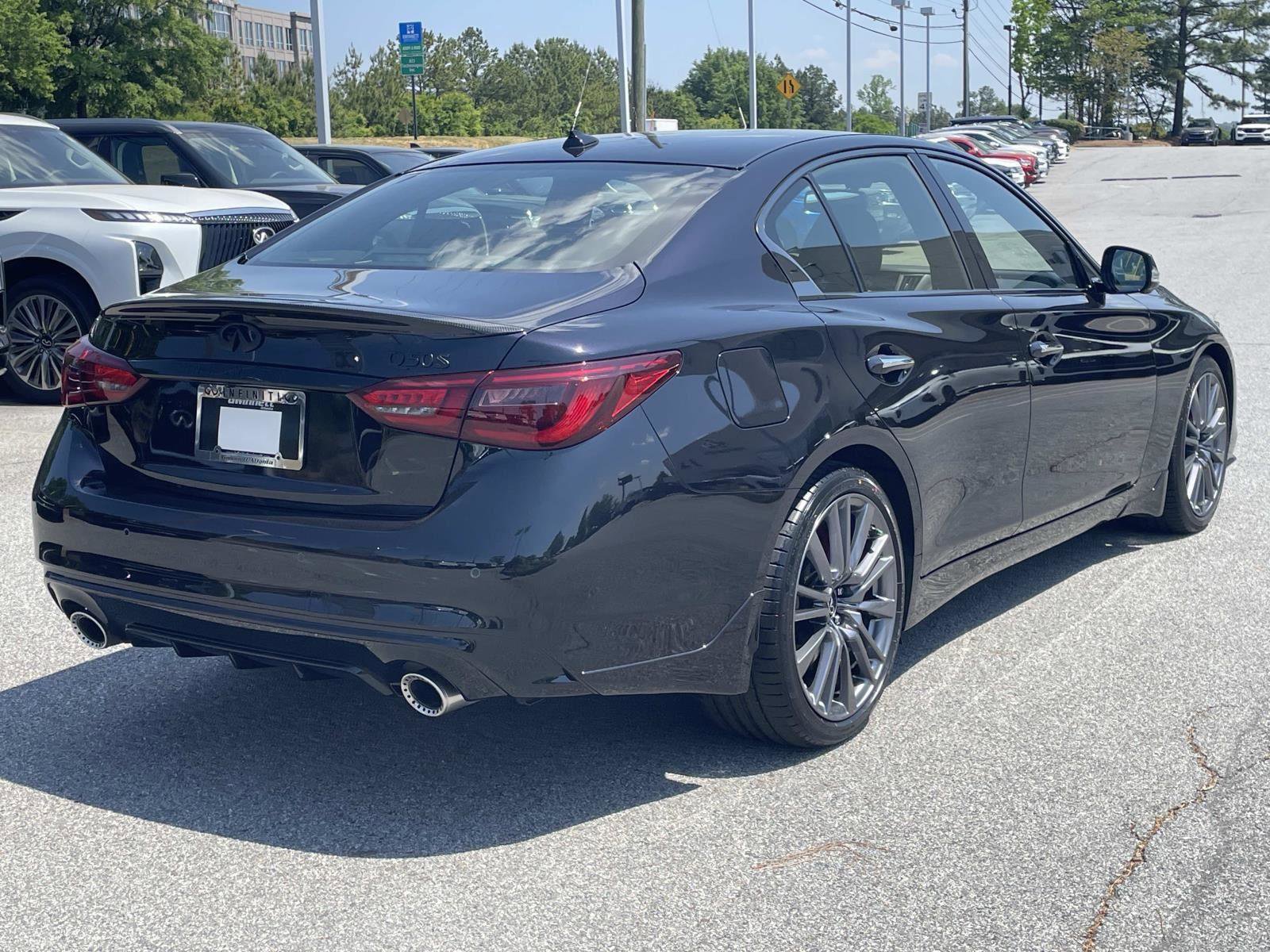 Certified 2023 INFINITI Q50 Red Sport 400 w/ Black Opal Edition RWD image 4
