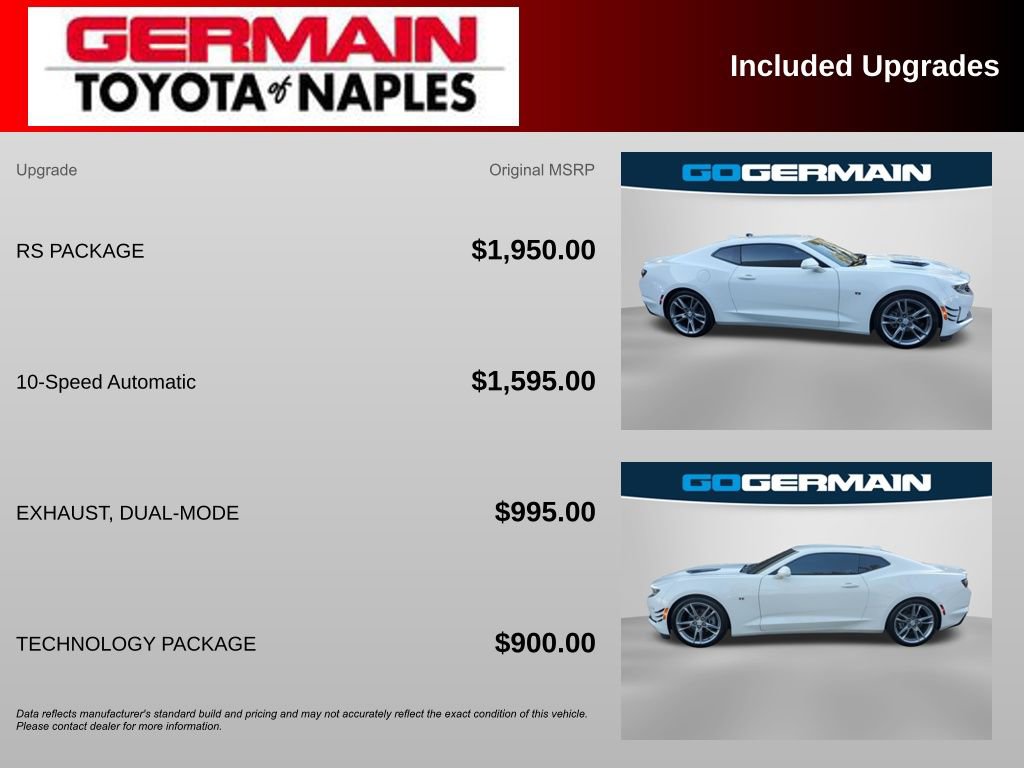 Used 2024 Chevrolet Camaro LT w/ RS Package image 4