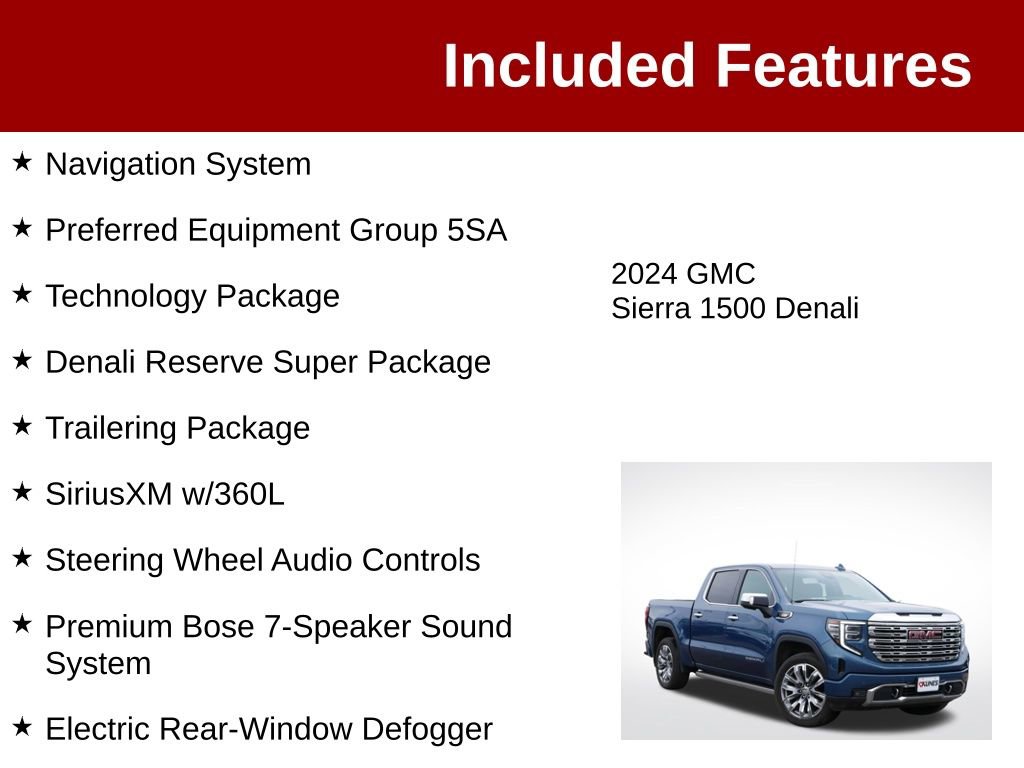 Used 2024 GMC Sierra 1500 Denali AWD/4WD image 3