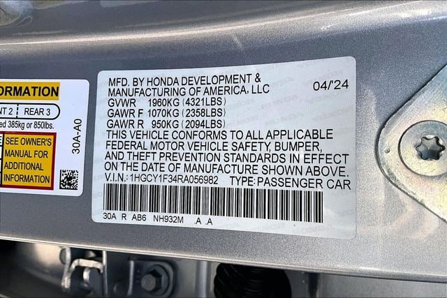 Used 2024 Honda Accord EX image 18