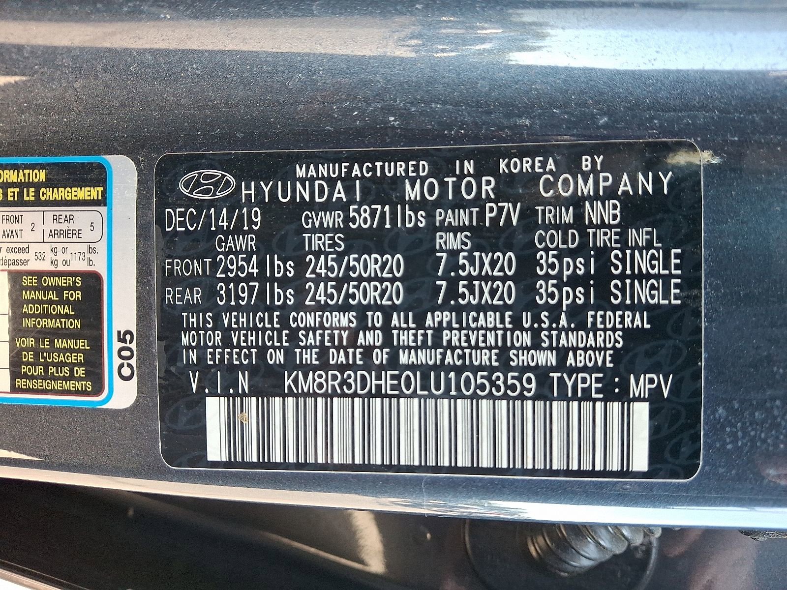 Used 2020 Hyundai Palisade SEL w/ Convenience Package image 27