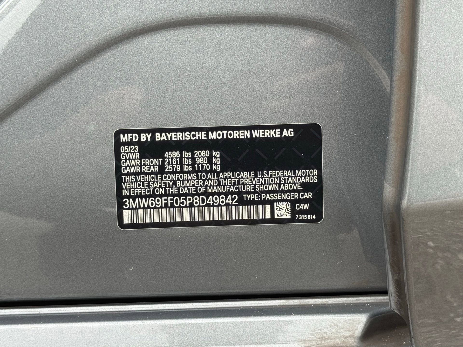 Certified 2023 BMW 330i Sedan w/ Parking Assistance Package RWD image 12