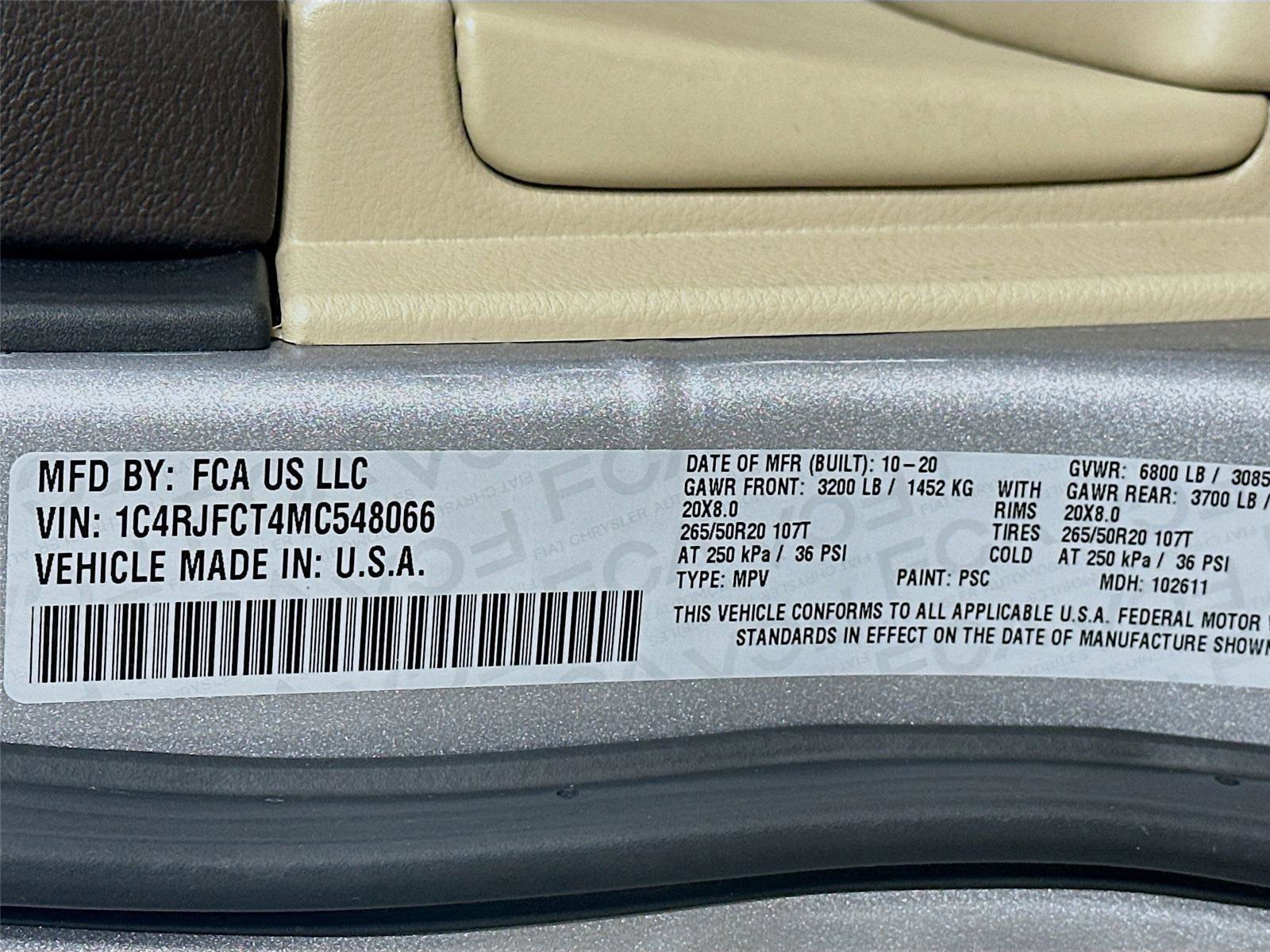 Used 2021 Jeep Grand Cherokee Overland image 45