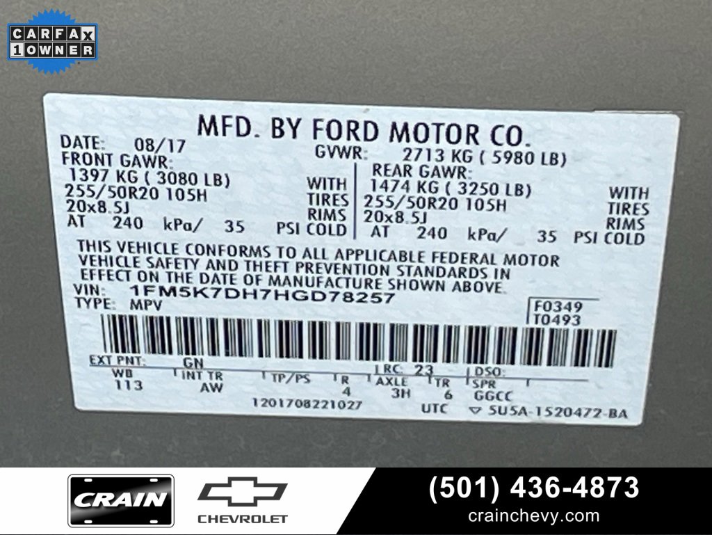 Used 2017 Ford Explorer XLT w/ Equipment Group 202A image 35