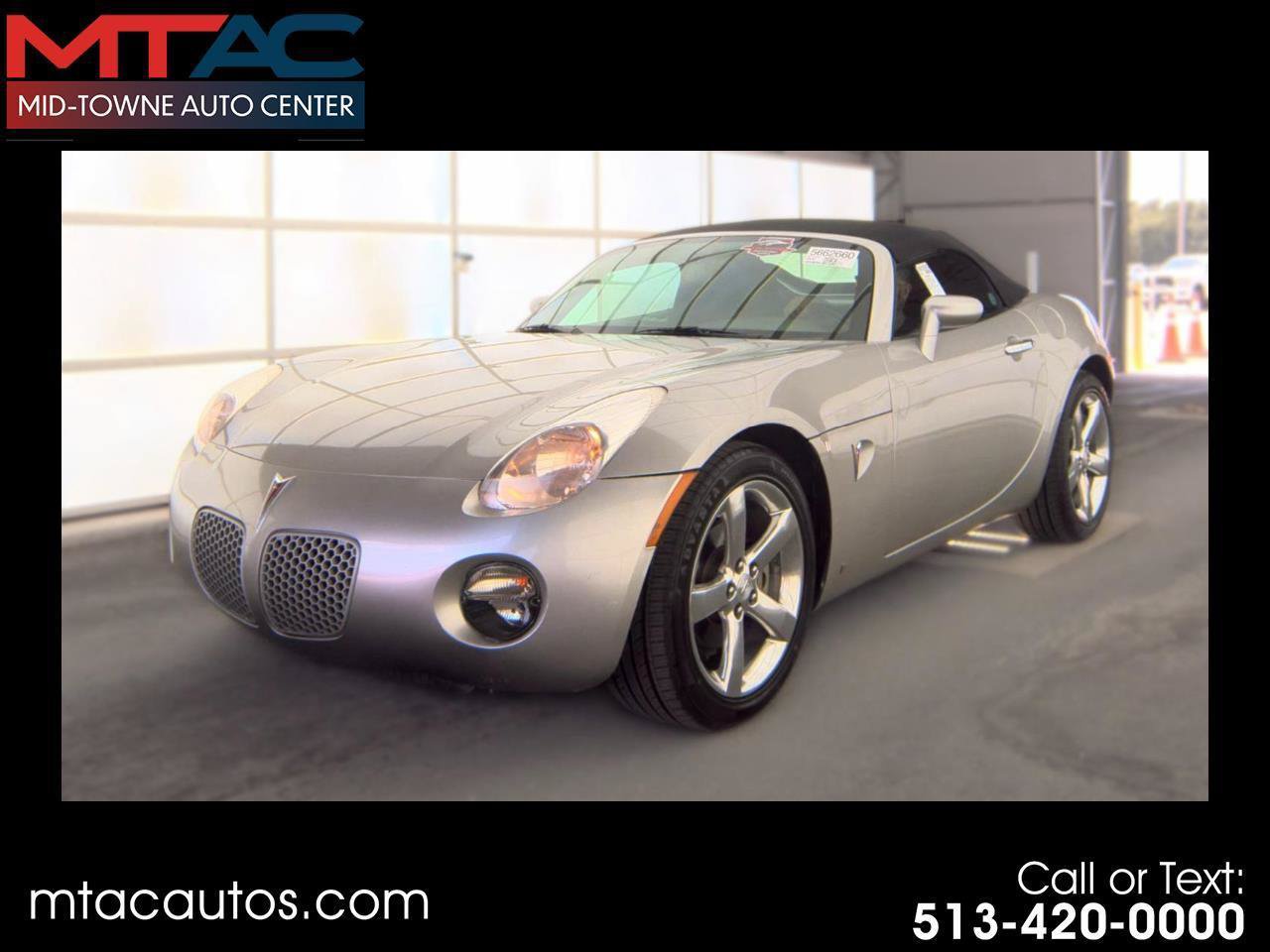 Used 2007 Pontiac Solstice Convertible w/ Premium Package