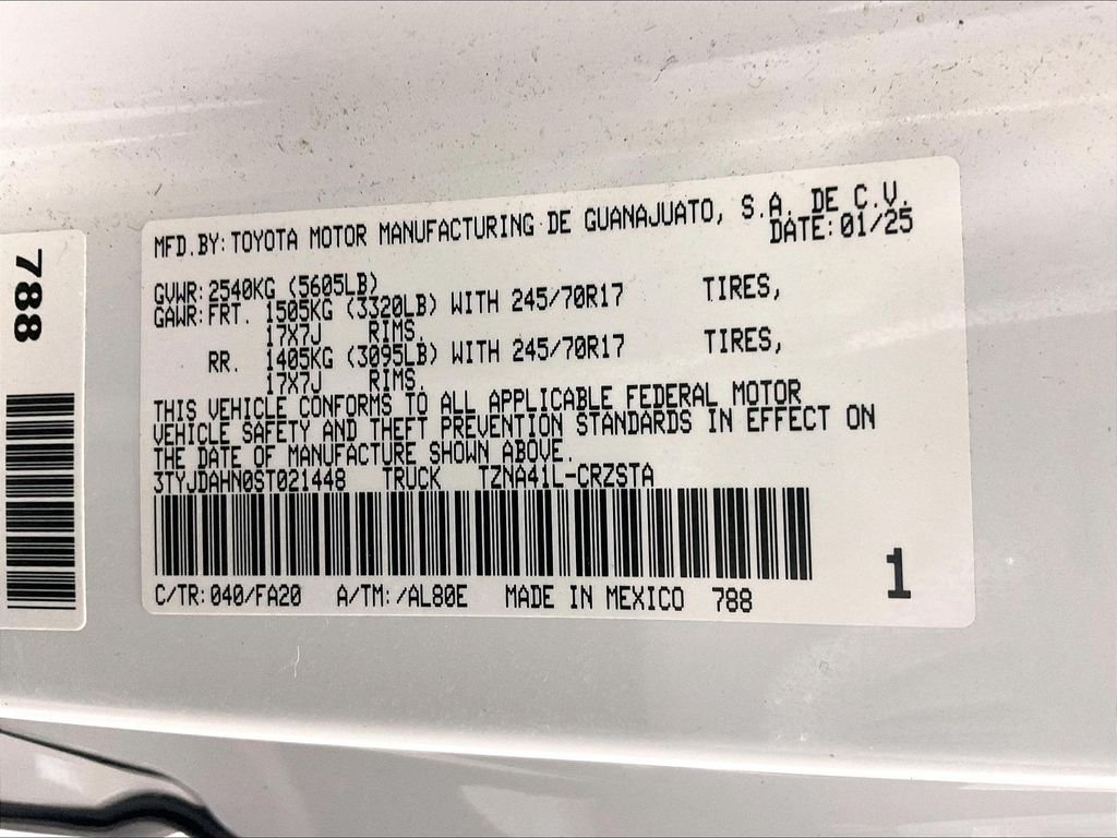 Certified 2025 Toyota Tacoma SR RWD image 35