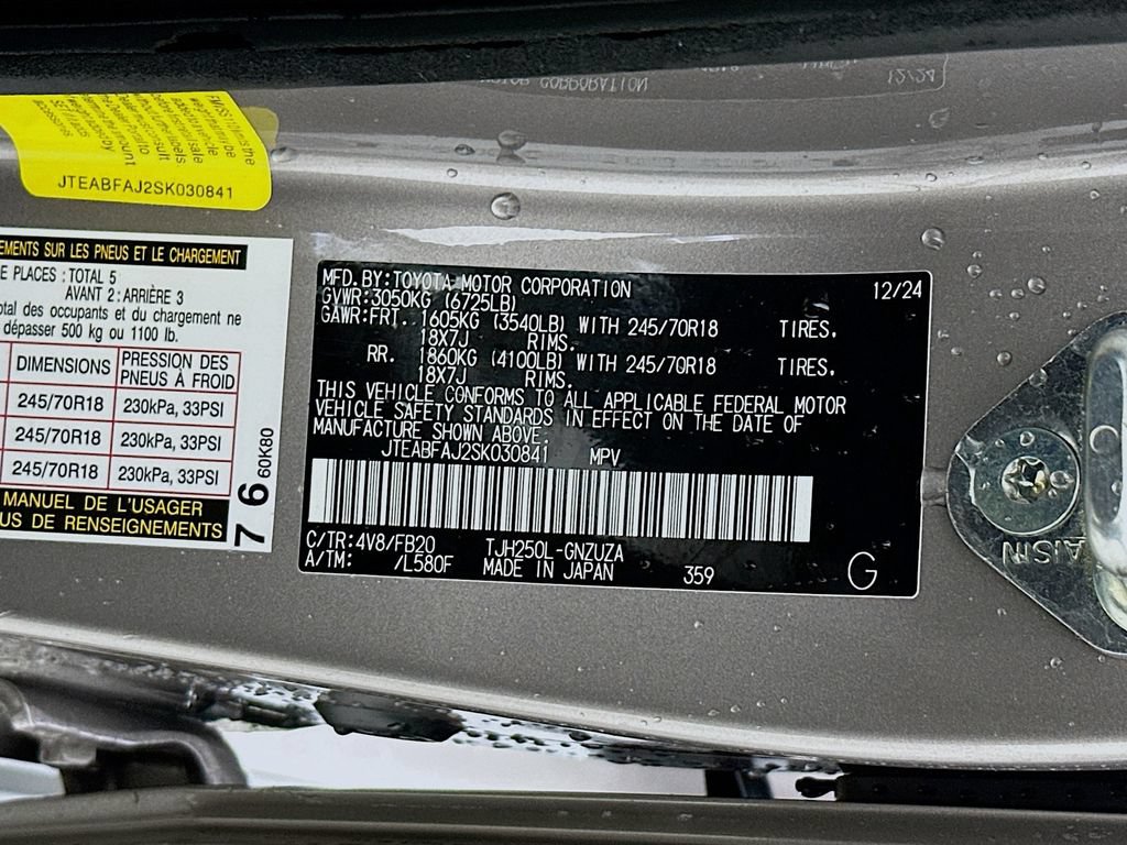 Used 2025 Toyota Land Cruiser 1958 AWD/4WD image 27