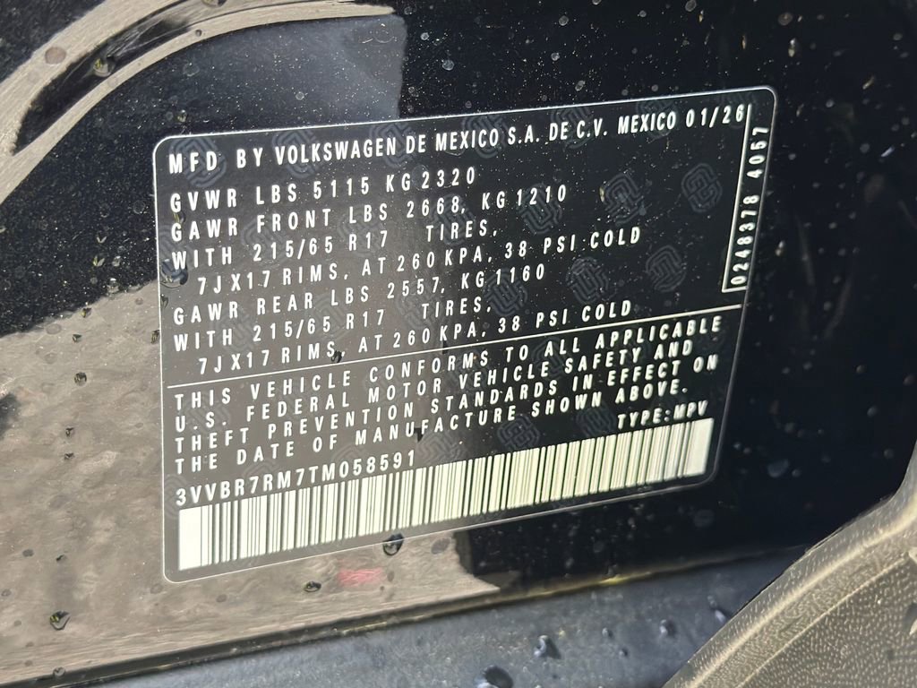 New 2026 Volkswagen Tiguan S AWD/4WD image 31