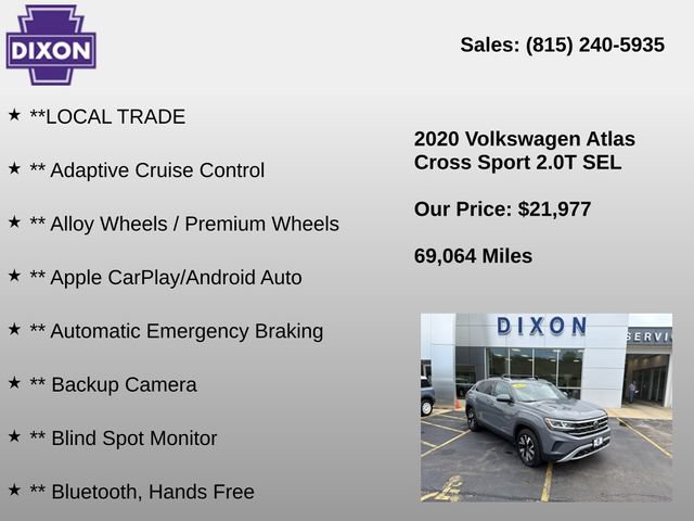 Used 2020 Volkswagen Atlas Cross Sport SEL AWD/4WD image 4