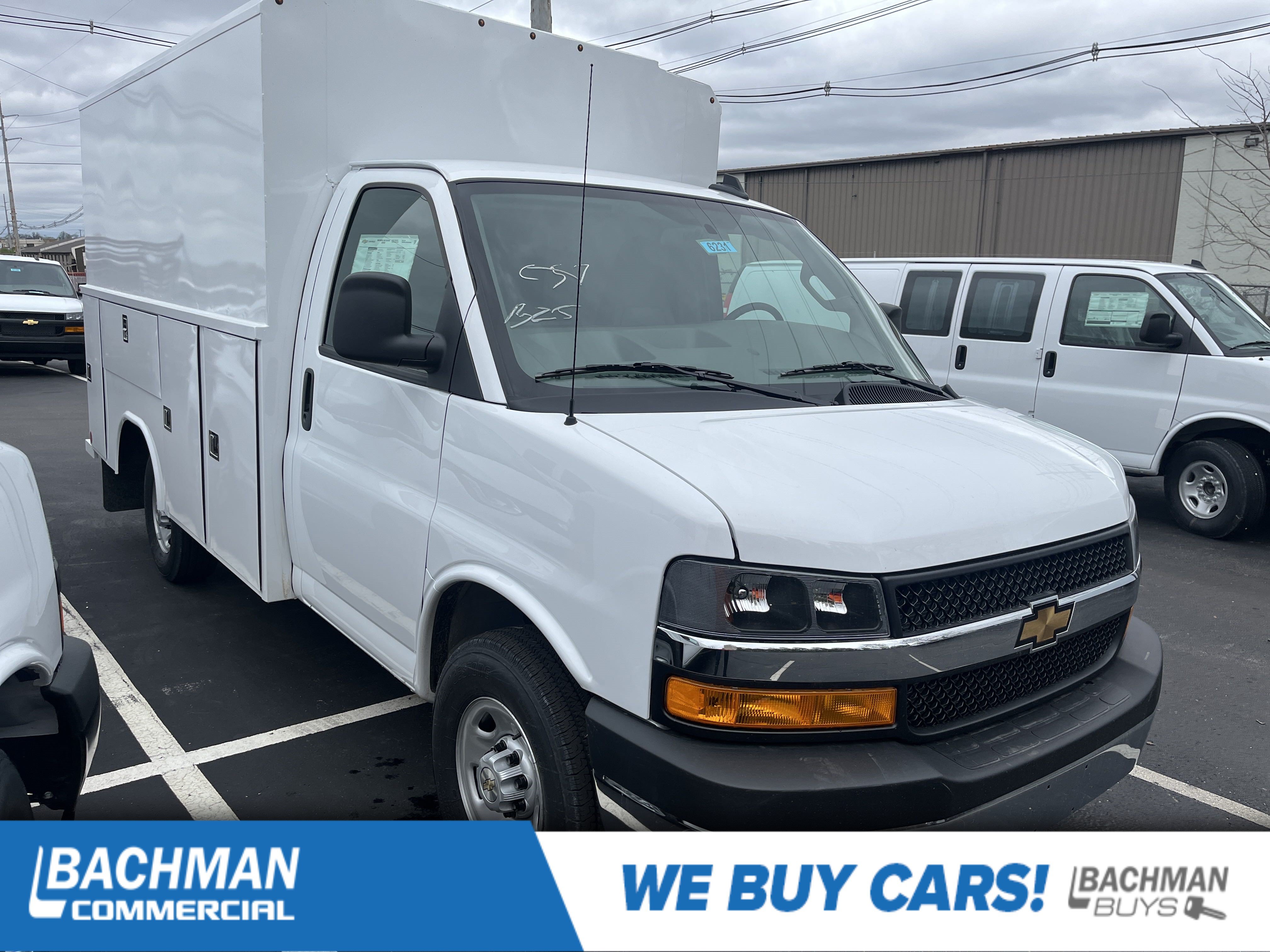 New 2025 Chevrolet Express 3500 w/ Power Convenience Package RWD image 1