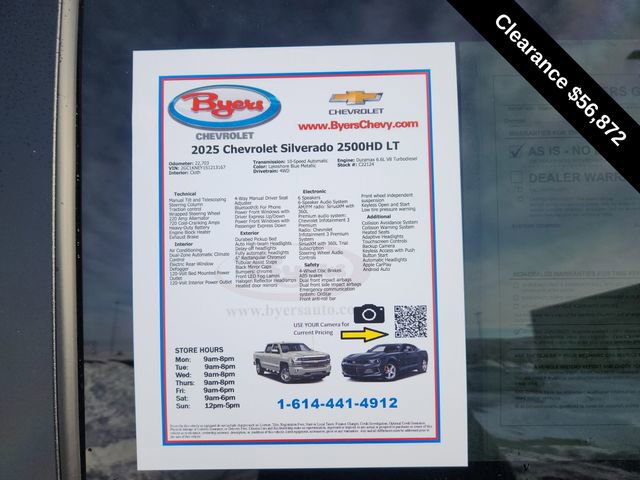 Used 2025 Chevrolet Silverado 2500 LT w/ Convenience Package image 10