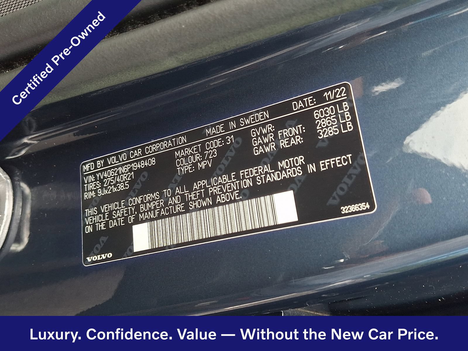 Certified 2023 Volvo XC90 B6 Plus AWD/4WD image 28