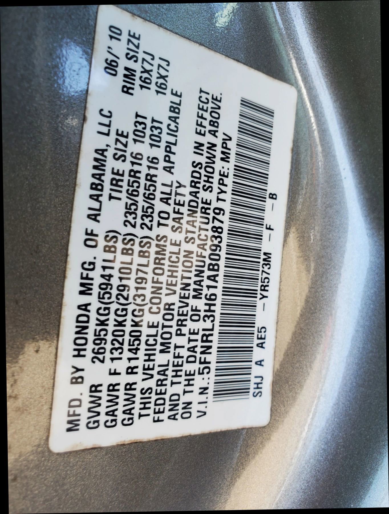 Used 2010 Honda Odyssey EX-L image 53