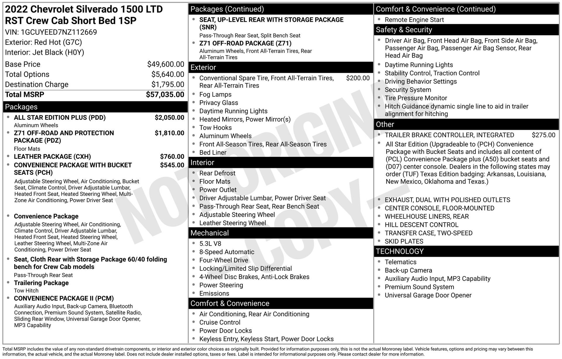 Certified 2022 Chevrolet Silverado 1500 RST w/ All Star Edition Plus AWD/4WD image 3