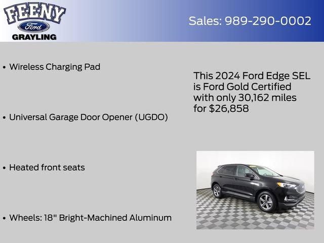 Certified 2024 Ford Edge SEL w/ Convenience Package image 18