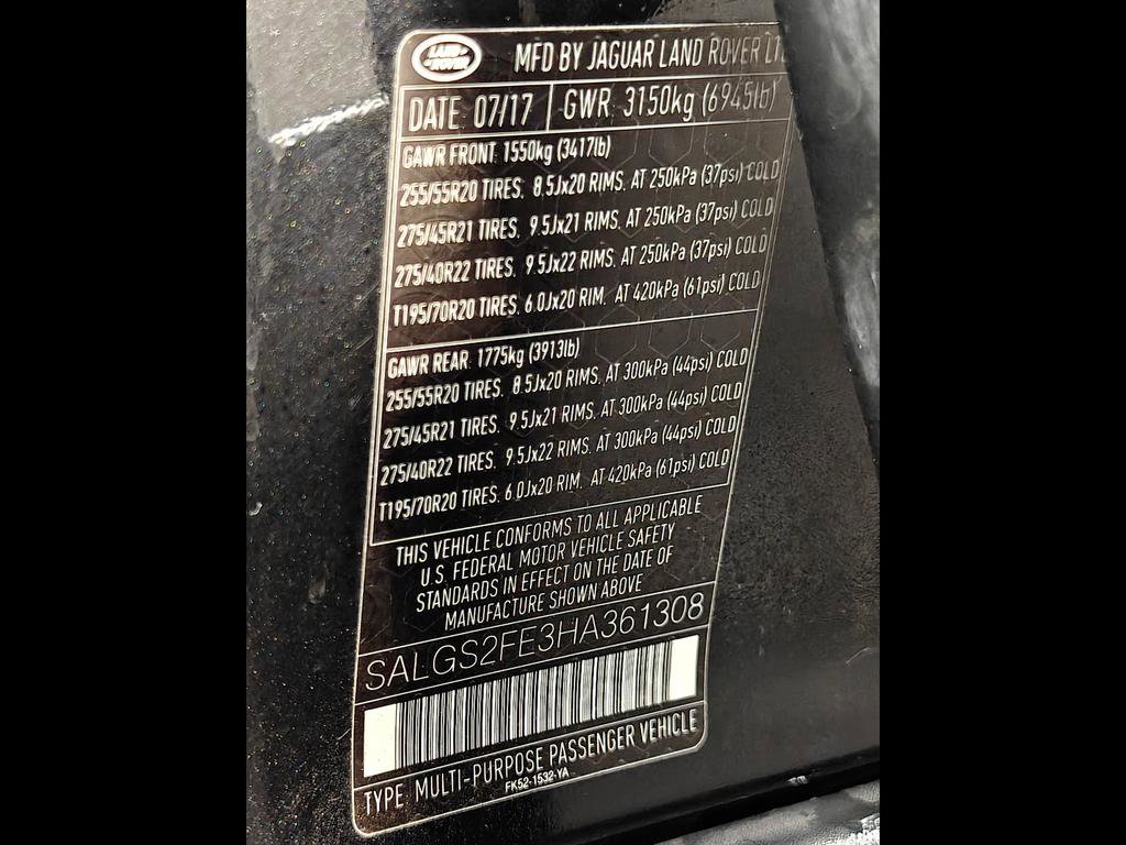 Used 2017 Land Rover Range Rover Supercharged image 81