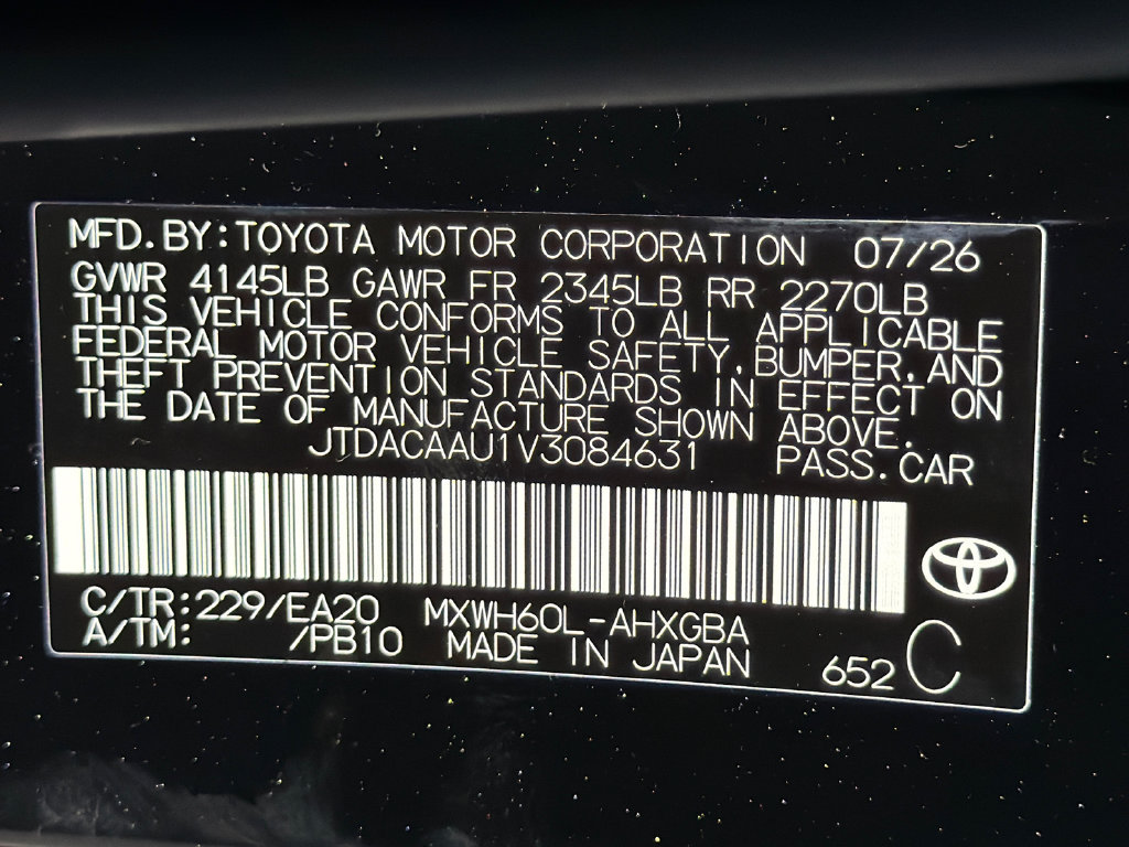 New 2027 Toyota Prius XLE FWD image 37