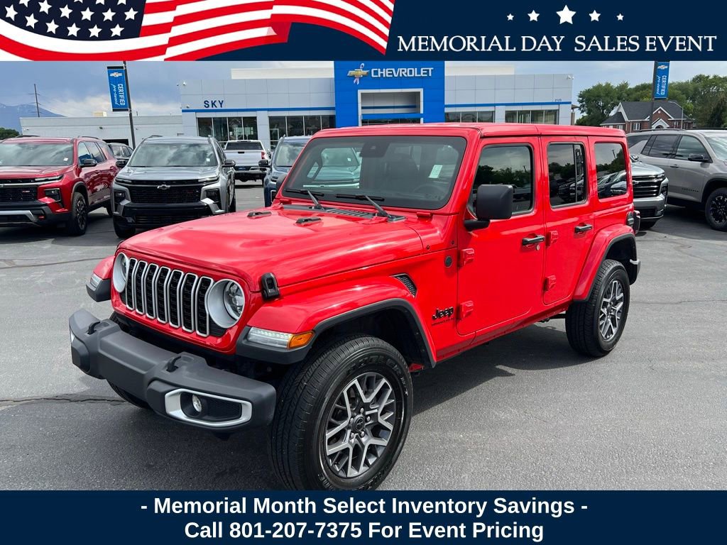 Used 2025 Jeep Wrangler Unlimited Sahara AWD/4WD image 1