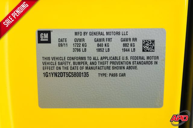 Used 2012 Chevrolet Corvette ZR1 w/ 3ZR Preferred Equipment Group RWD image 98