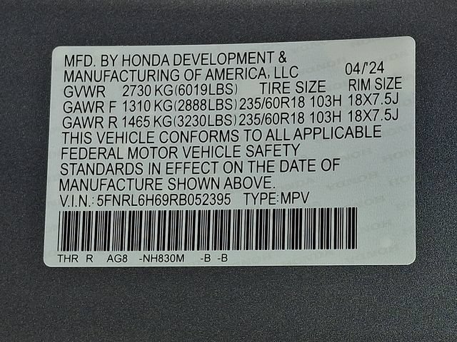 Used 2024 Honda Odyssey EX-L image 28