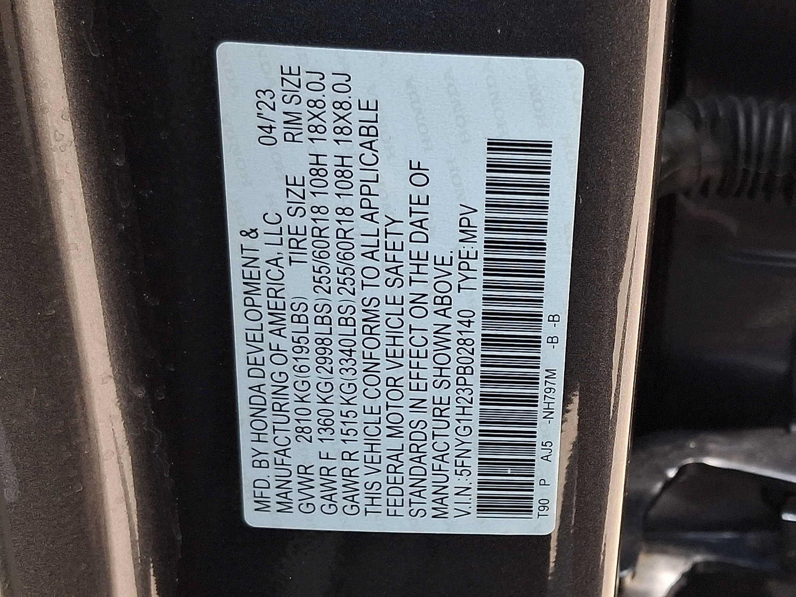 Certified 2023 Honda Pilot LX image 27
