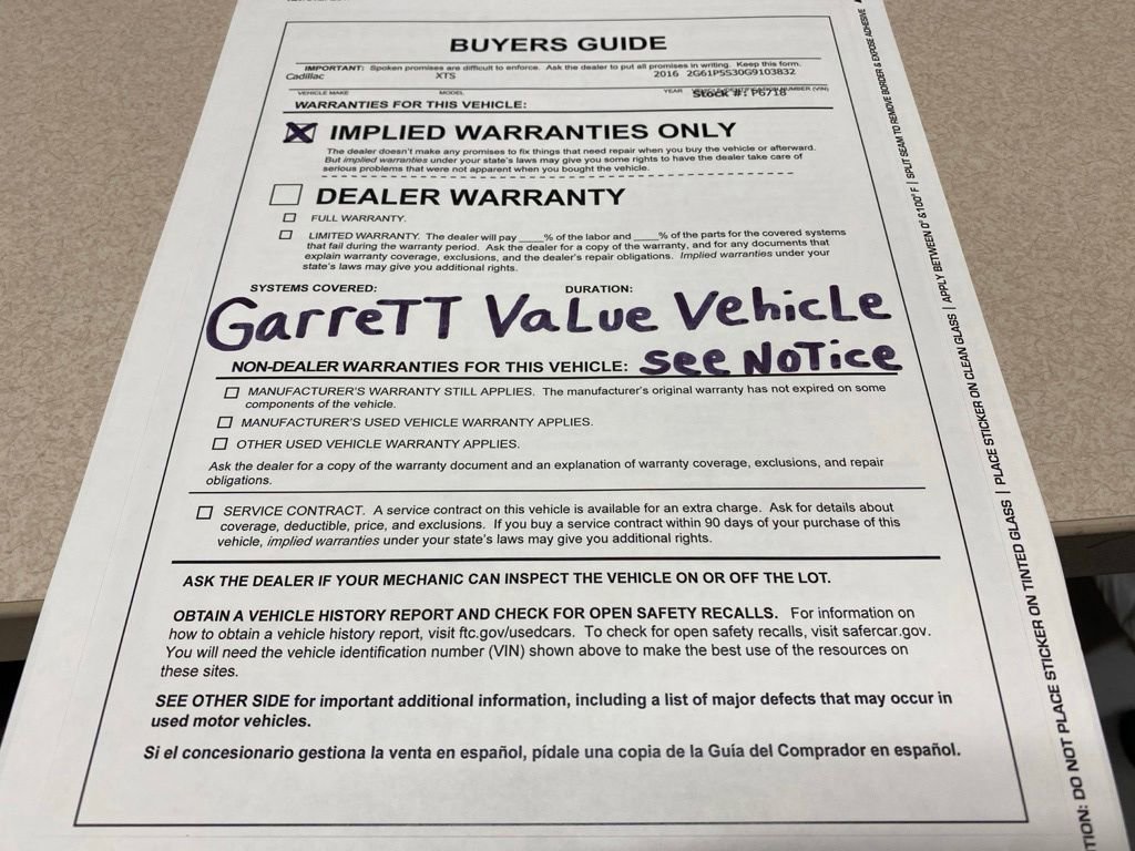 Used 2016 Cadillac XTS Premium FWD image 36