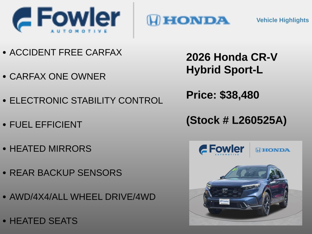 Used 2026 Honda CR-V Sport-L image 12