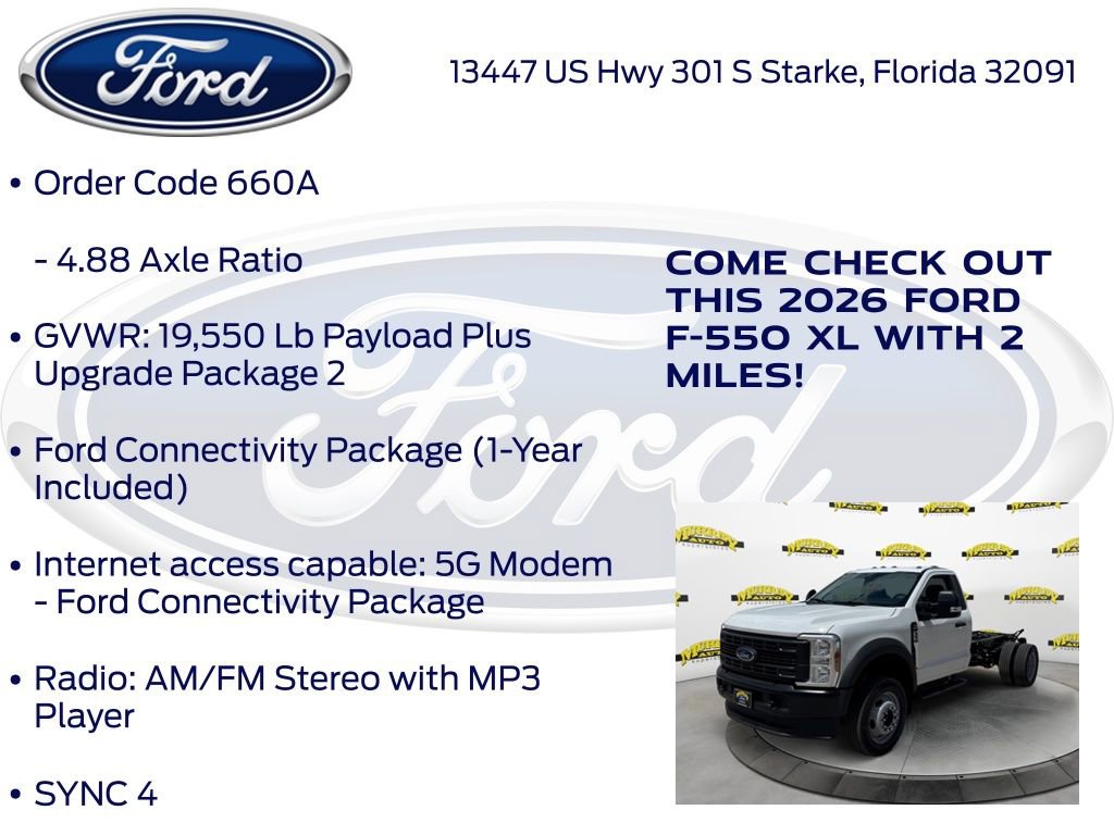 New 2026 Ford F550 4x4 Regular Cab Super Duty image 15