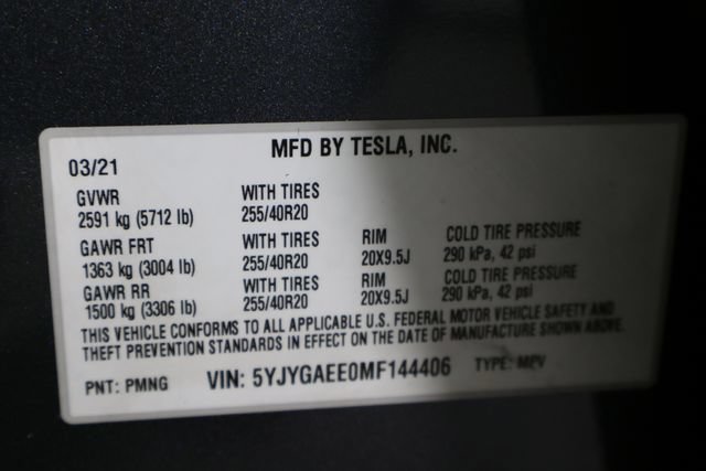 Used 2021 Tesla Model Y Long Range AWD/4WD image 41