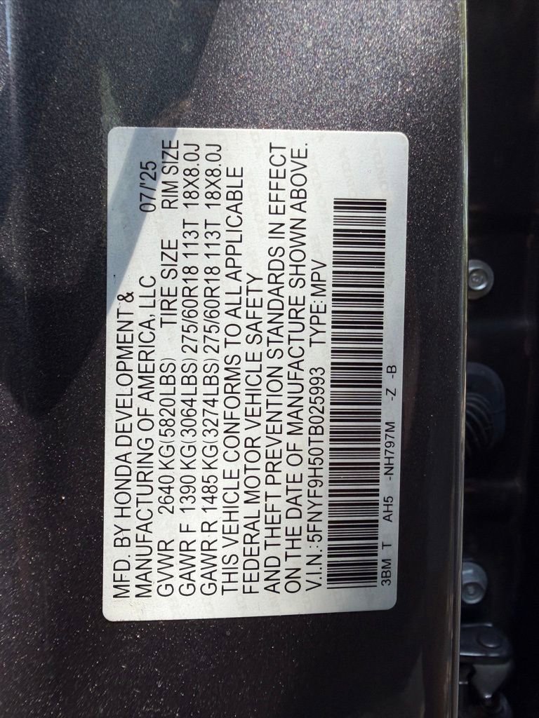 Certified 2026 Honda Passport TrailSport image 33