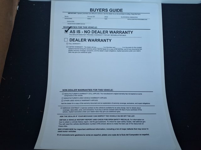 Used 2022 Buick Encore GX Select FWD image 35