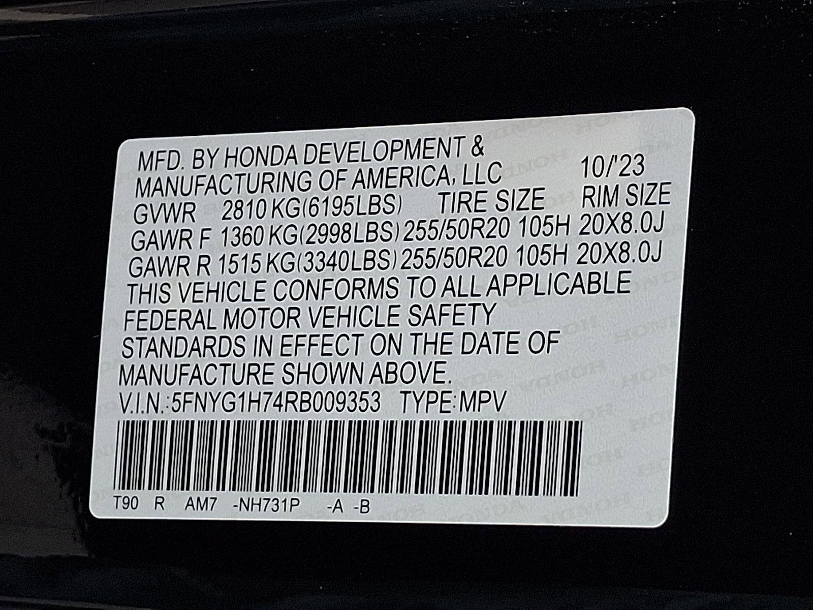 Used 2024 Honda Pilot Touring image 30