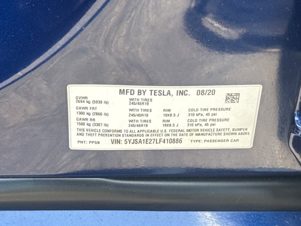 Used 2020 Tesla Model S Long Range Plus AWD/4WD image 45