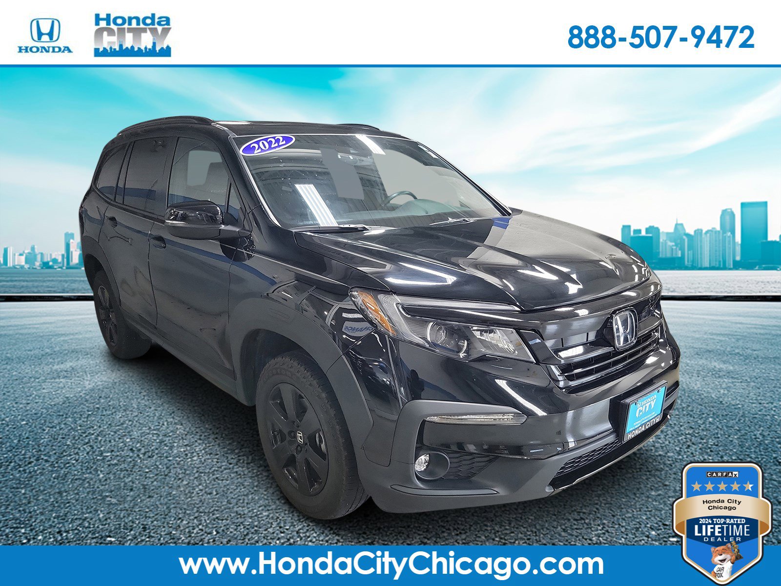 Certified 2022 Honda Pilot TrailSport
