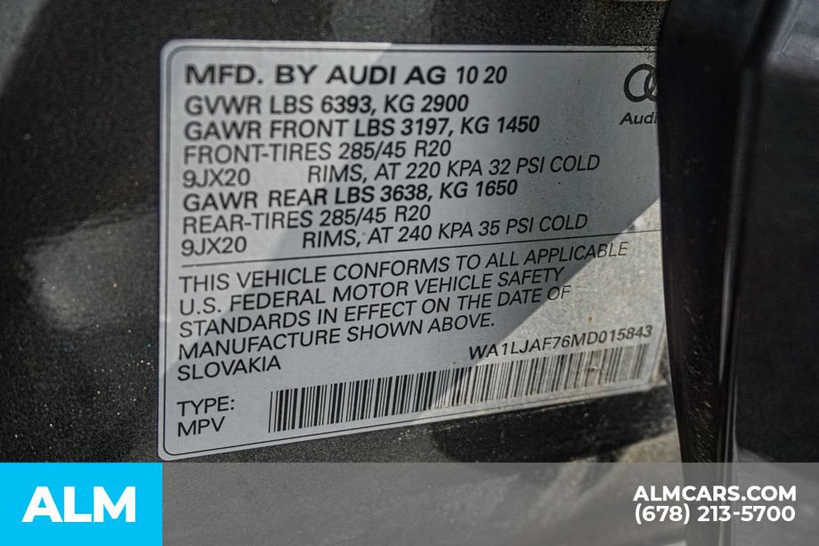 Used 2021 Audi Q7 2.0T Premium Plus w/ Executive Package AWD/4WD image 66