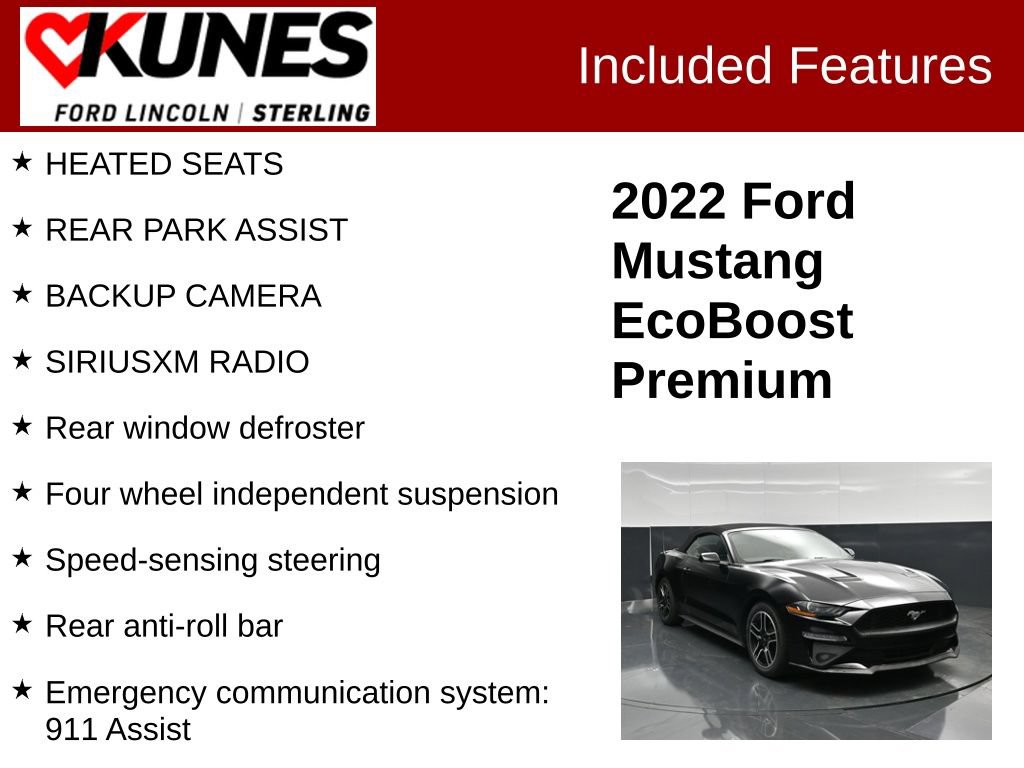 Used 2022 Ford Mustang Premium RWD image 2