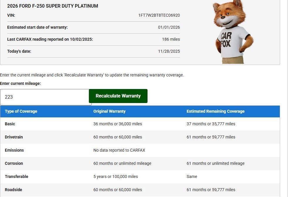 Used 2026 Ford F250 Platinum image 87