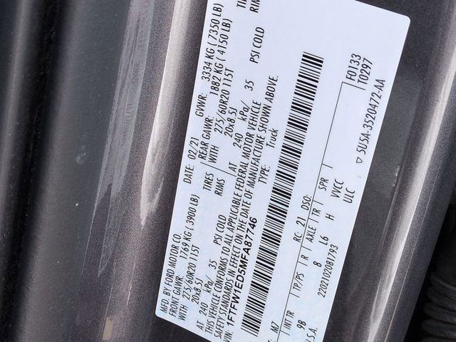 Used 2021 Ford F150 Platinum w/ Equipment Group 701A High AWD/4WD image 38