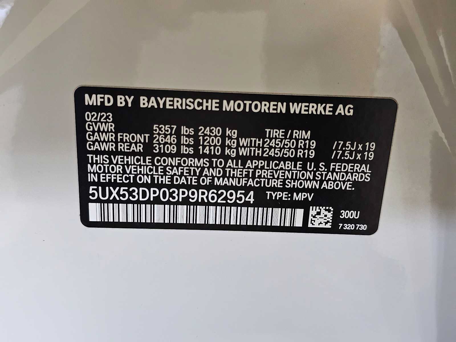 Used 2023 BMW X3 xDrive30i w/ M Sport Package AWD/4WD image 34