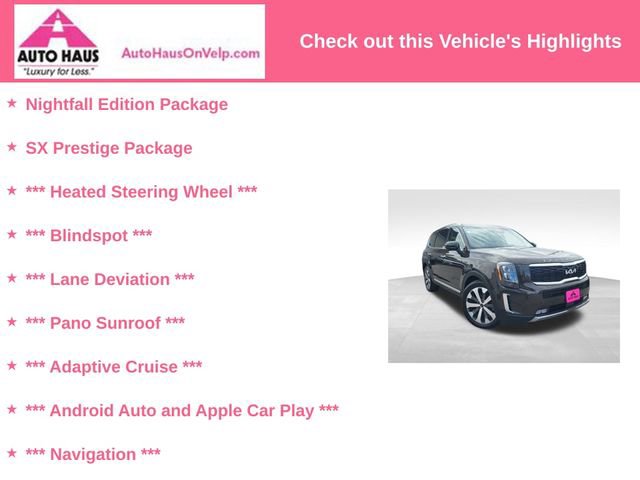 Used 2022 Kia Telluride SX image 3